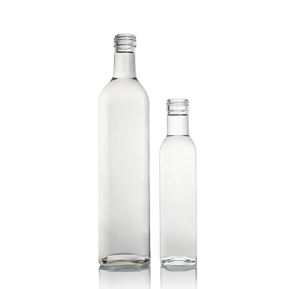 Changyou Glass 1000ml Glass Bottle Square/RoundFactory 2