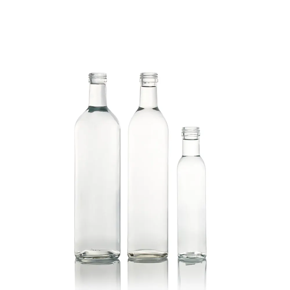 Changyou Glass 1000ml Glass Bottle Square/RoundFactory 3