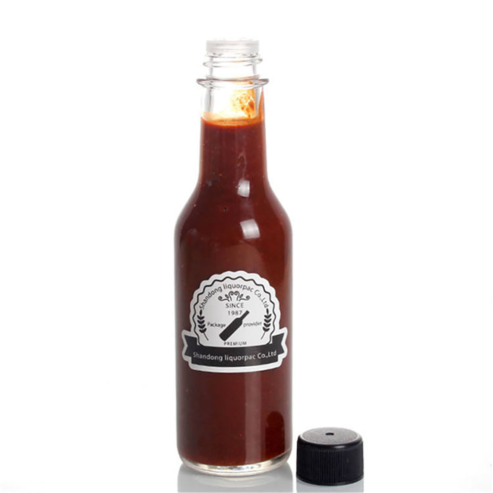 Seasoning Glass bottle With Screw Cap for Sauce Vinegar 3oz 5oz 8oz 3