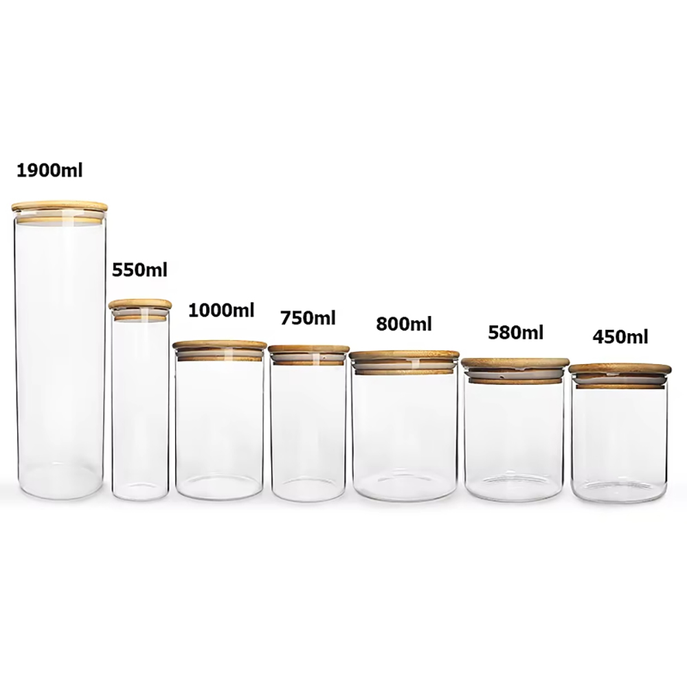 Borosilicate Glass Jars With Bamboo Lids Canning
Mason Jar 6