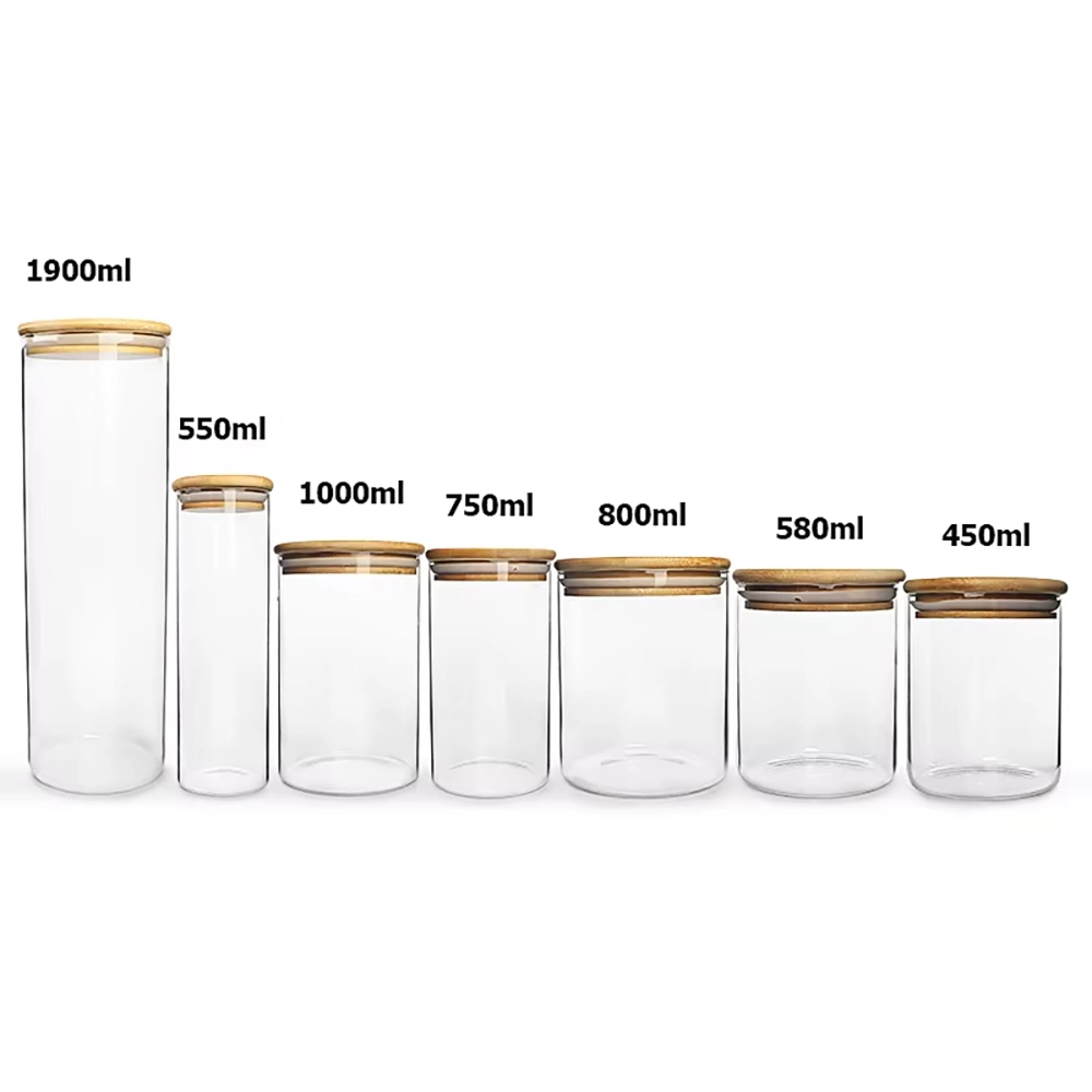 Top Selling Borosilicate Jar with Lid Top Brand 6
