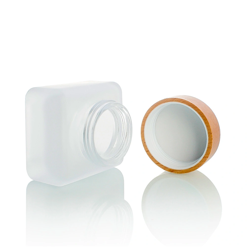 Cosmetic  Empty Frosted Glass Cream Jar 30g 50g 100g 1