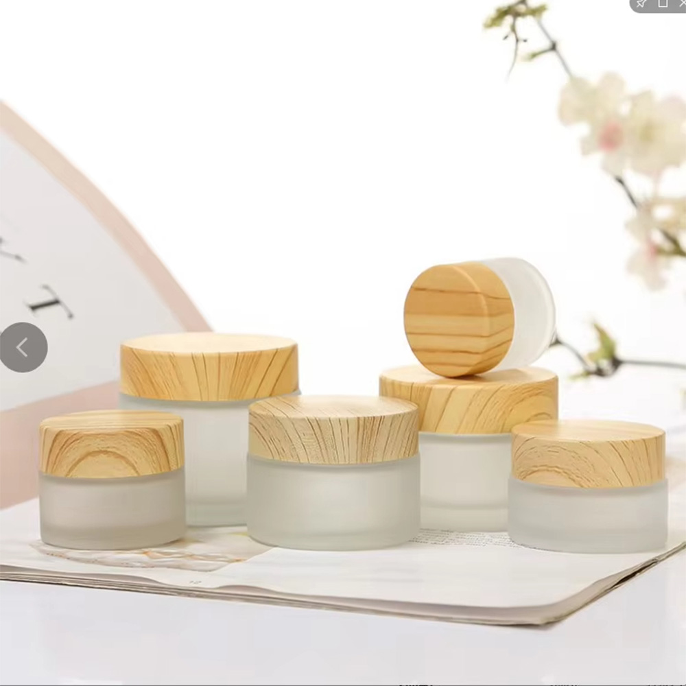 Jar ea Cream ea Khalase e Fetotsoeng e Se nang letho 30g 50g 100g 4