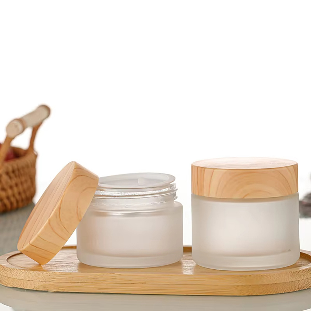 Jar ea Cream ea Khalase e Fetotsoeng e Se nang letho 30g 50g 100g 5