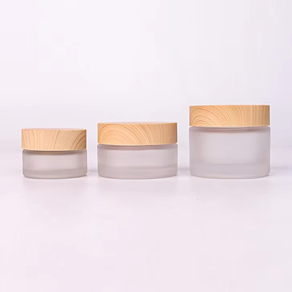 Jar ea Cream ea Khalase e Fetotsoeng e Se nang letho 30g 50g 100g 6