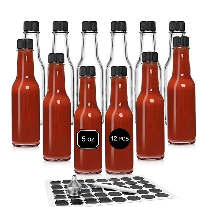 Empty Bottle for Sauce Screw Cap - - Changyou Glass 4