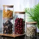 High-Qualityglass Jars with Lids Wholesale ODM/OEM Bamboo Lid + Silicone Pad 4