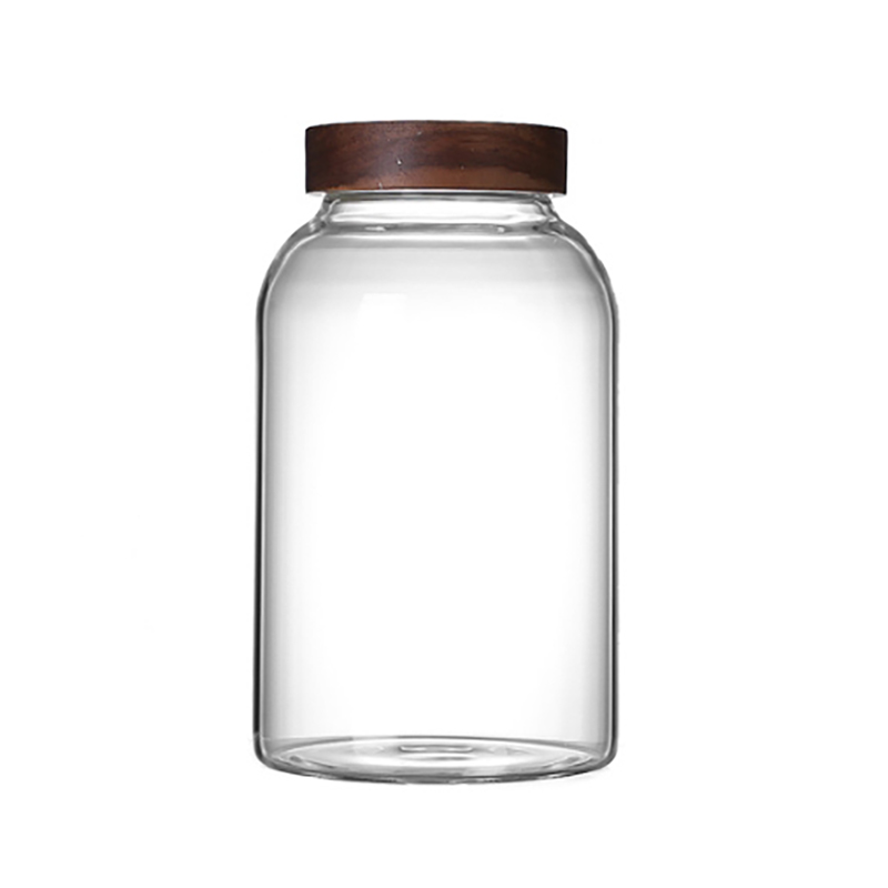 Tùy chỉnh bảo quản thực phẩm Vỏ quýt Lọ thủy tinh Borosilicate có nắp 6