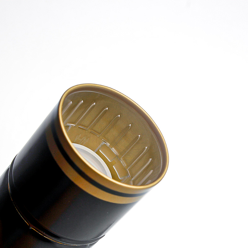 Theko ea feme e rekisoang e chesang 33*47 Tequila Aluminium Plastic Non-refillable Spirits Vodka Whisky Bottle Cap Closures 2