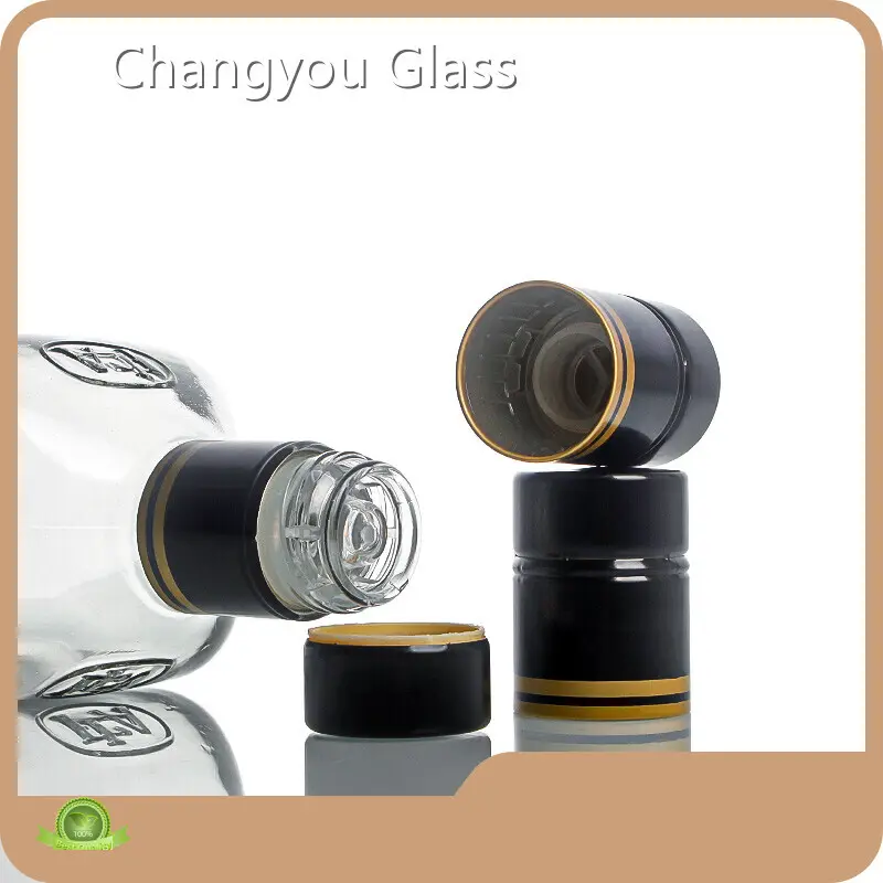 High-QualityAluminium Wine Bottle Caps ISO9001 Silk Screen Hot Stamping 1