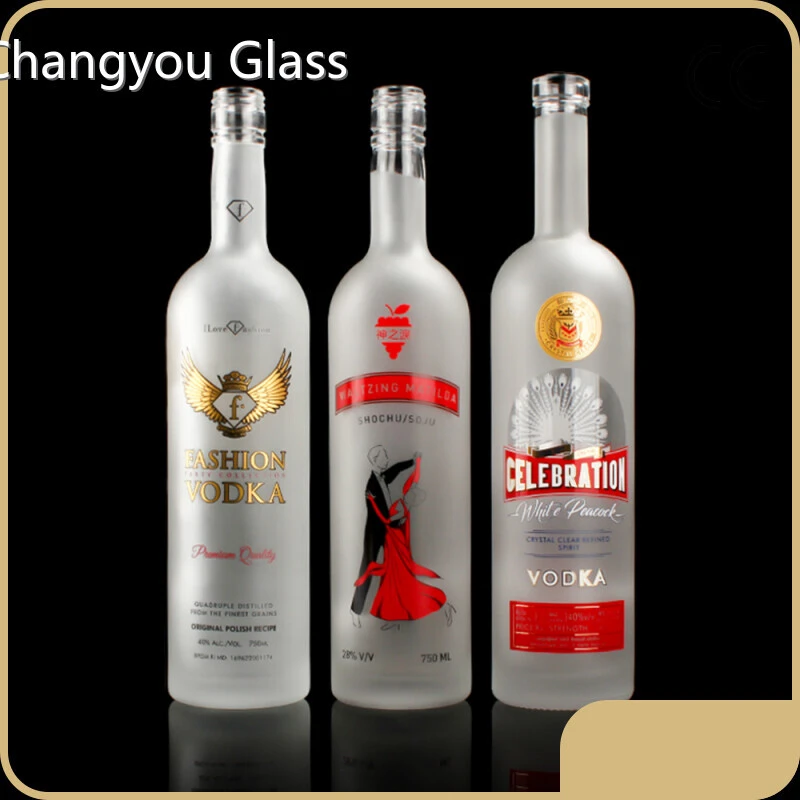 Changyou Glass Customised Whiskey Bottle Customised Whiskey BottleDistributor 1