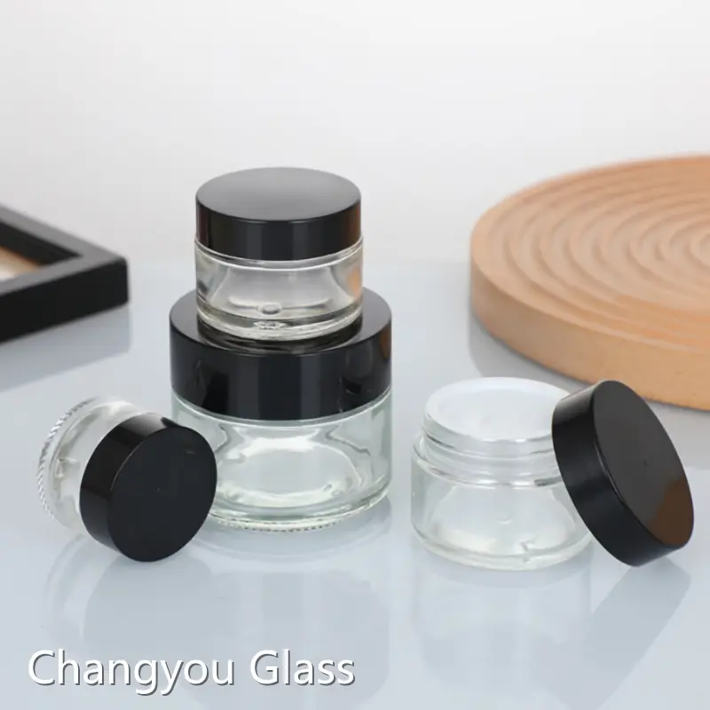 High End Cosmetic Glass Jars Wholesale 1