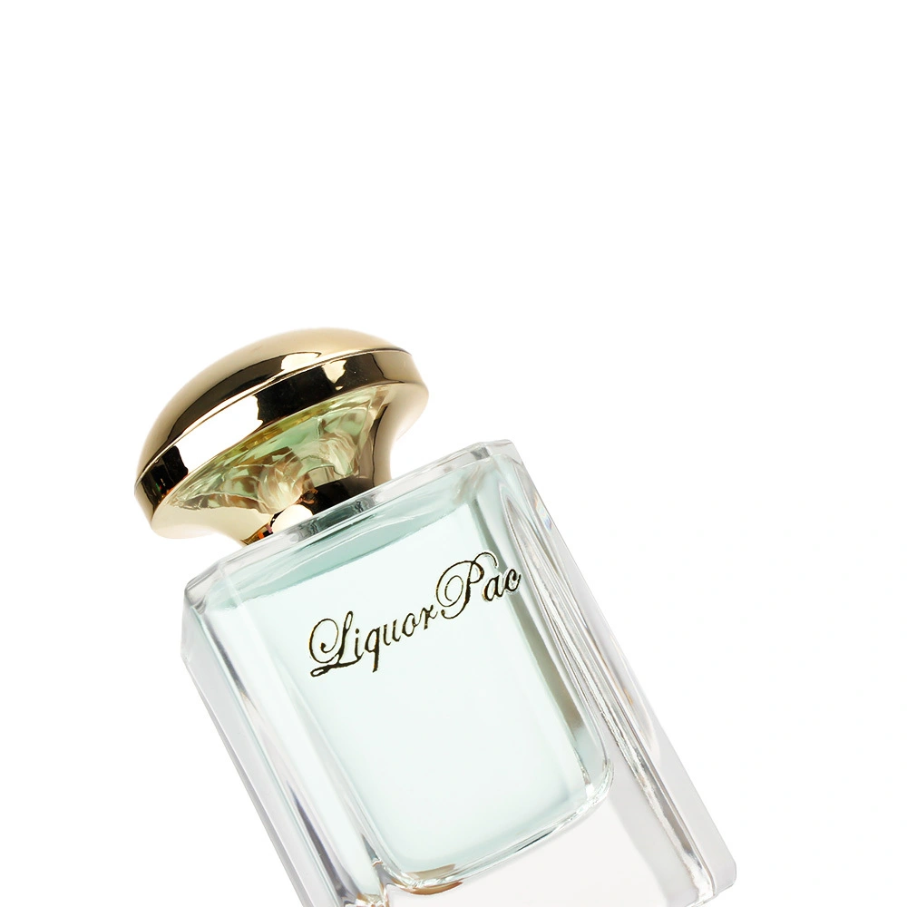 Customizable square glass perfume bottle 1