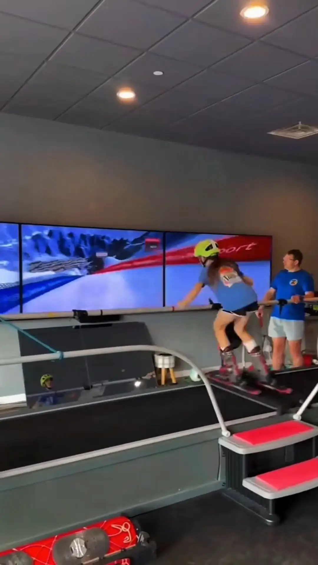Équipement de formation de ski simulé 5,5 millions pour la pratique professionnelle 1