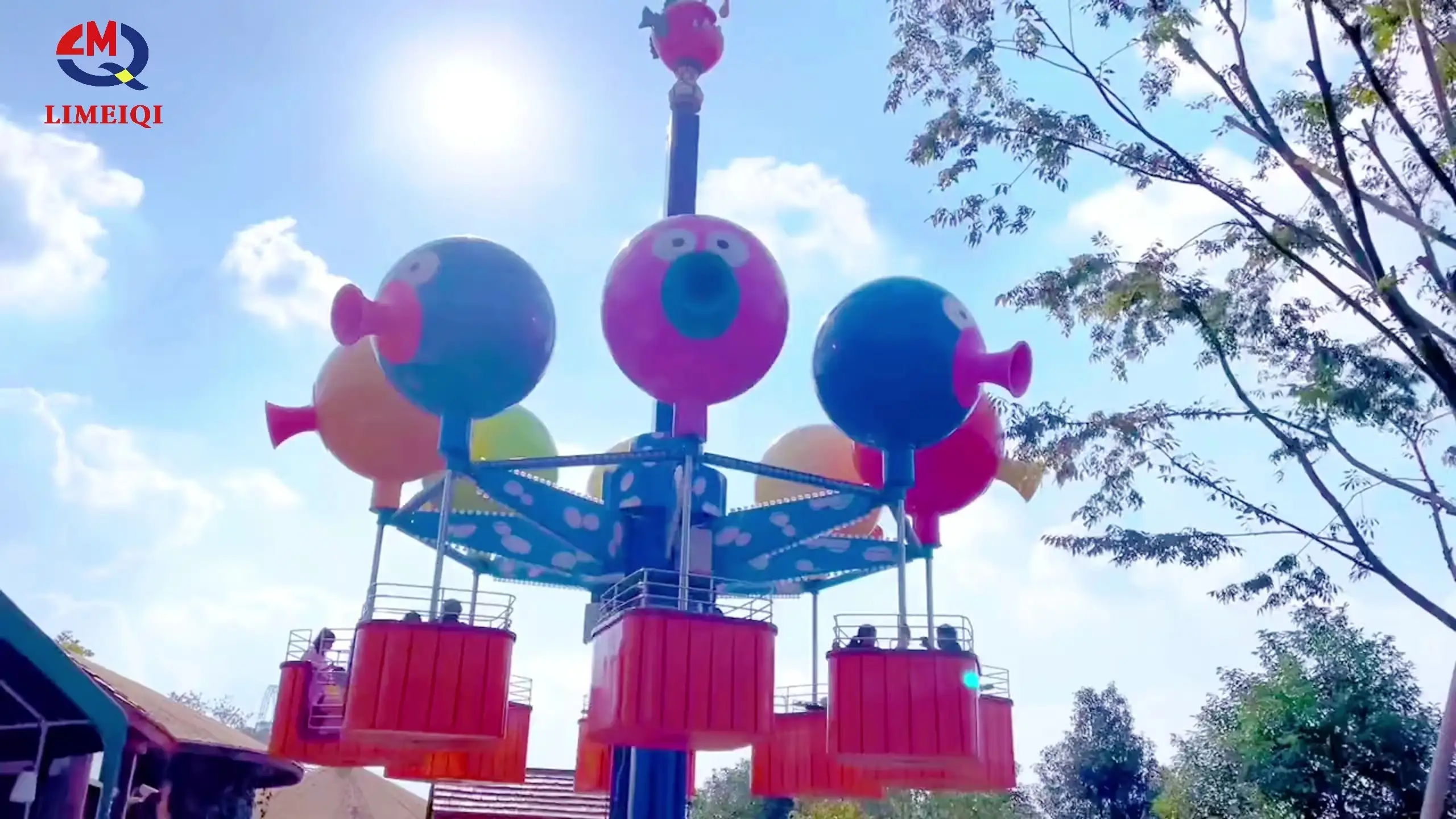 Samba Tower: Vibrant 32-Passenger Balloon Attraction with Breathtaking City View | LMQ | Limeiqi 1