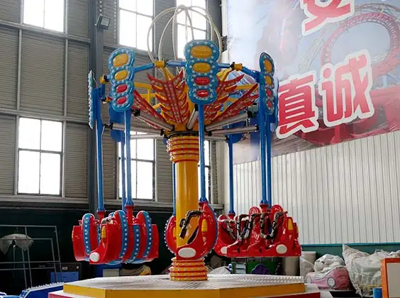 Rotating Outdoor Amusement Equipment with 8 Arms and 16 Seats - Air Shot | LMQ | Limeiqi 1