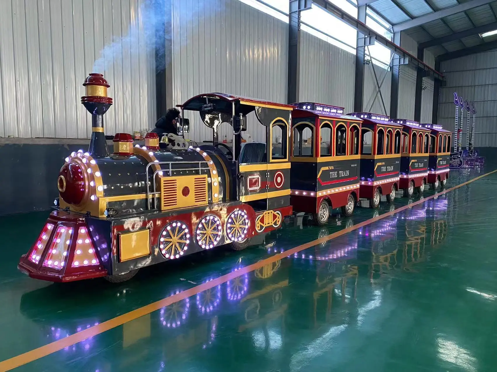 Trackless Train 2 Thomas Theme для торговых центров & Парки - настраиваемая емкость | LMQ | Limeiqi 1