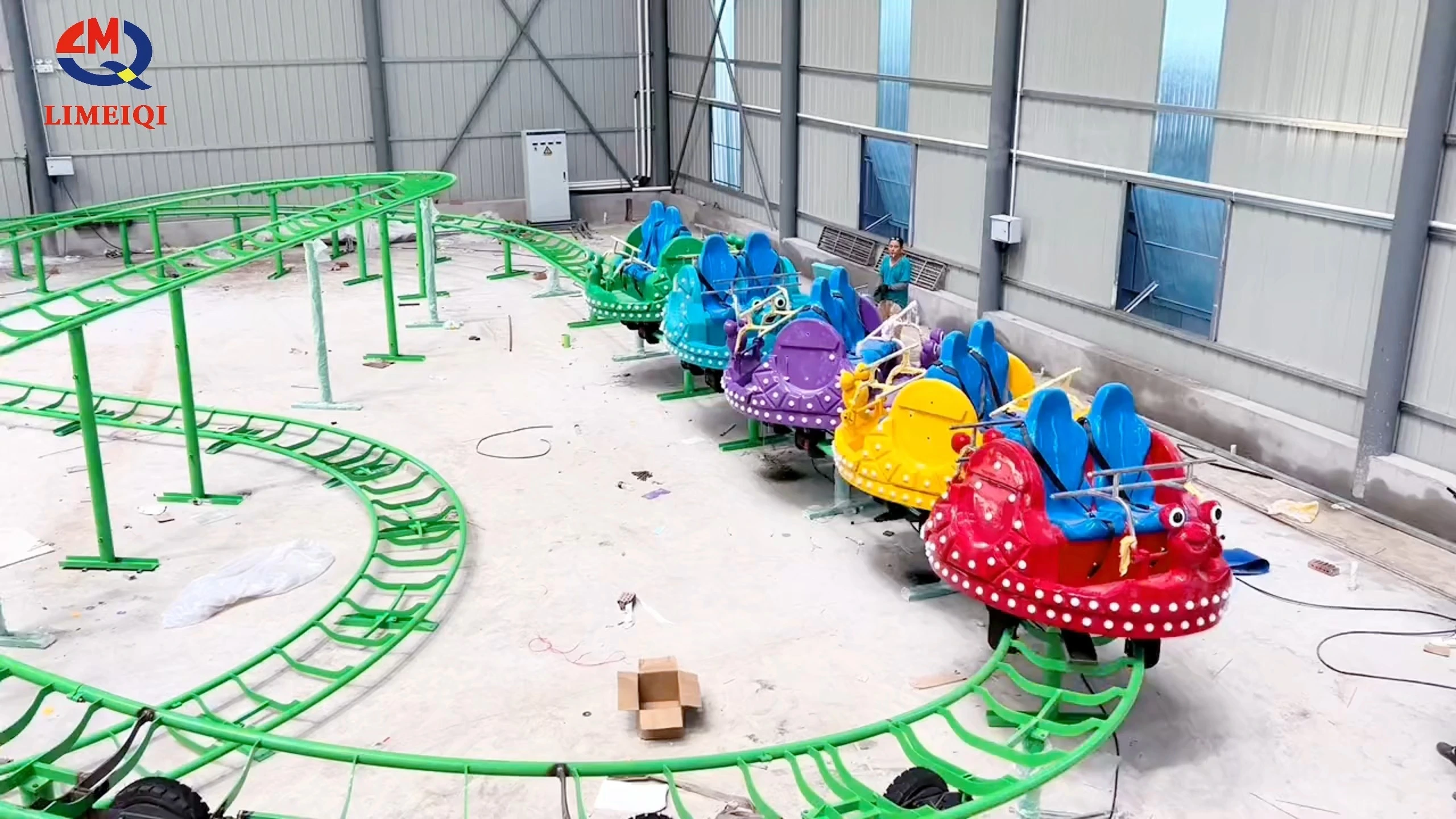 Mini Turbo Roller Coaster - Twisting Journey Through Colorful Scenery | LMQ | Limeiqi 1