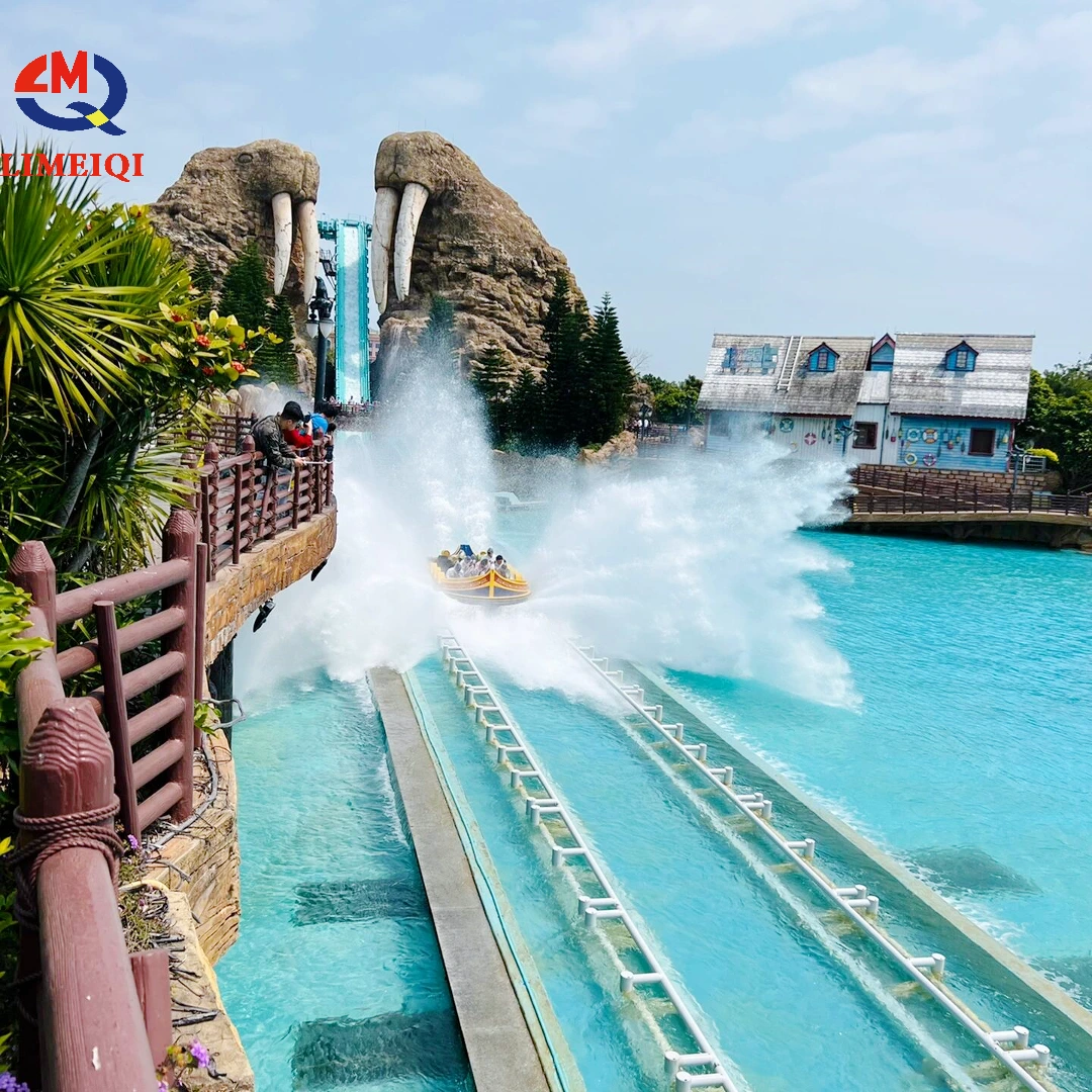 Ride Flume: emocionante paseo a base de agua con emocionantes gotas y salpicaduras | LMQ | Limeiqi 1