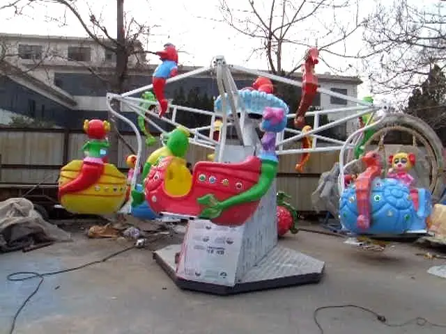 Mermaid - Themed Amusement Ride: Colorful, Rotating Sea - Inspired Fun 1