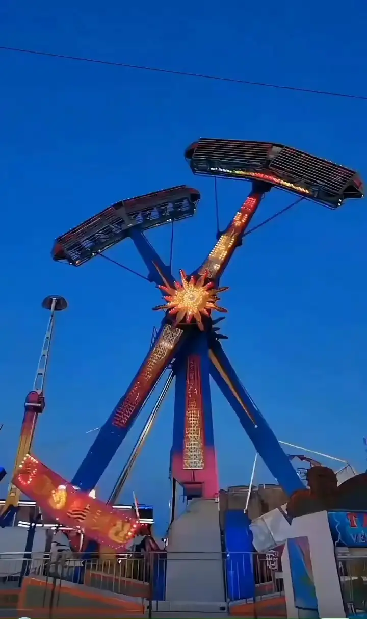 Double Dragons Soaring Amusement Ride : un divertissement palpitant et à grande vitesse 1