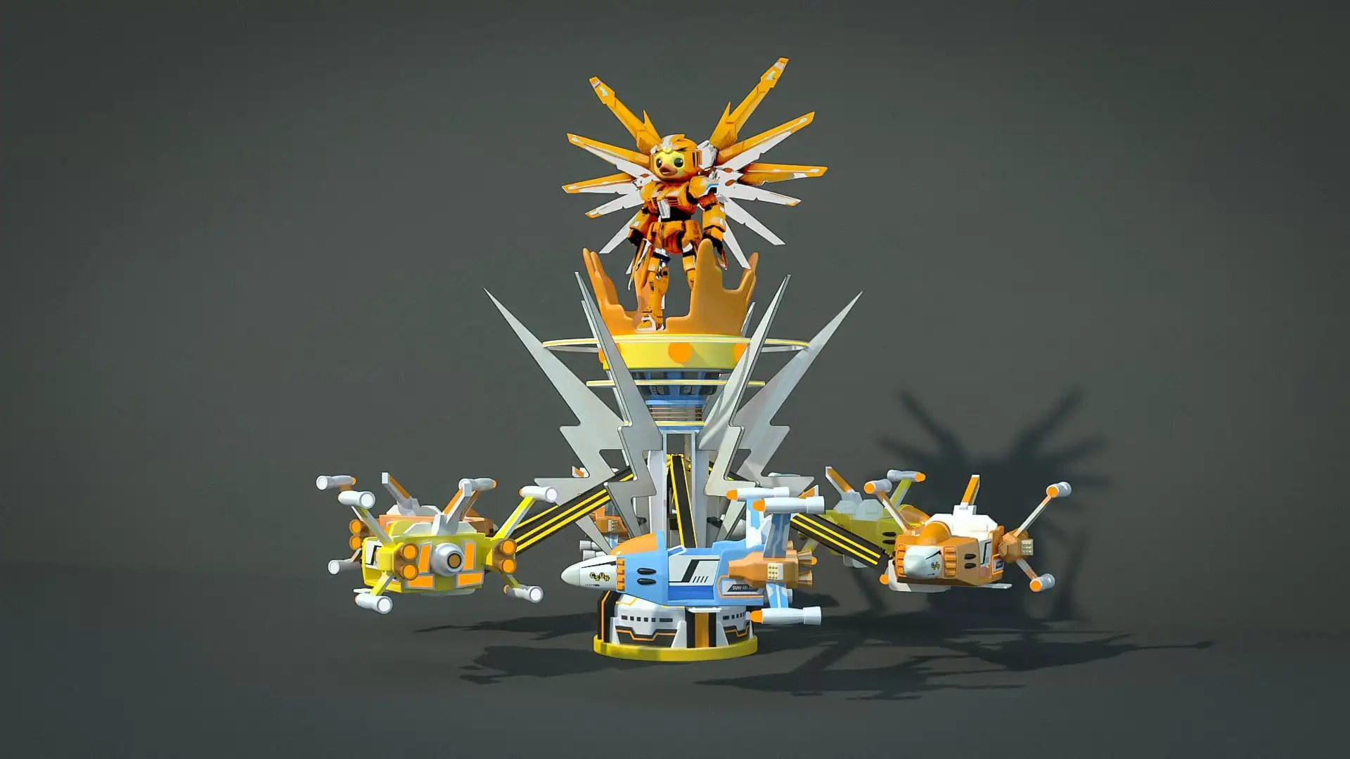 Мобильный костюм B.Duck: динамичный аттракцион в стиле научной фантастики и мехов 1