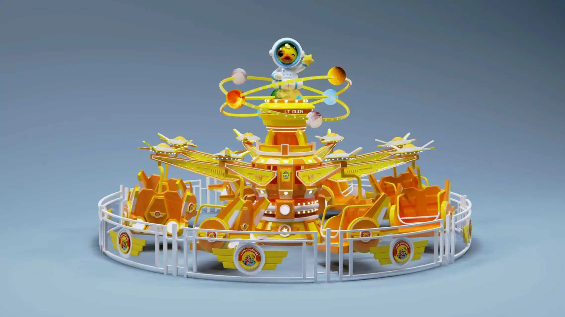 B.Duck Space Jump: динамичный аттракцион в стиле «Интерстеллар» 1