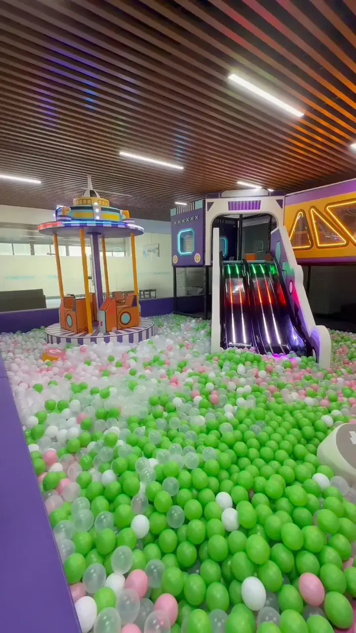 Vibrant Soft Play & Trampoline Park Hybrid: A Fun-Filled Family Indoor Playground 1