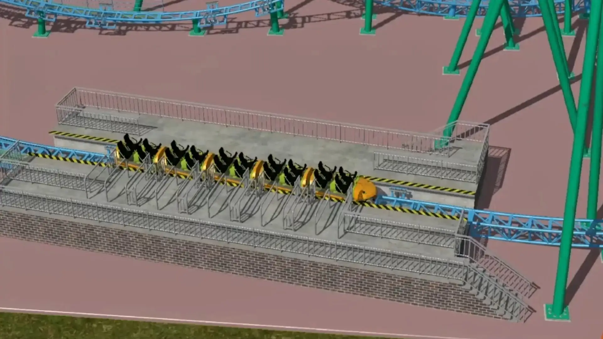 Захватывающие дух перевернутые американские горки: лучший аттракцион в парке развлечений для любителей острых ощущений. 1