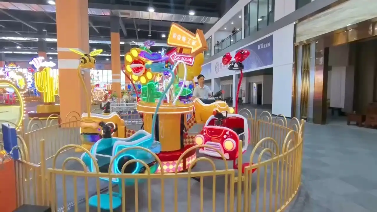 Детский аттракцион на тему насекомых: «Команда агентов-насекомых» — красочный крытый аттракцион для юных искателей приключений. 1