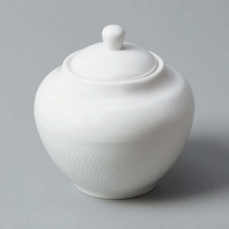 Italian style white porcelain dinnerware sets from China for hotel Two Eight 6
