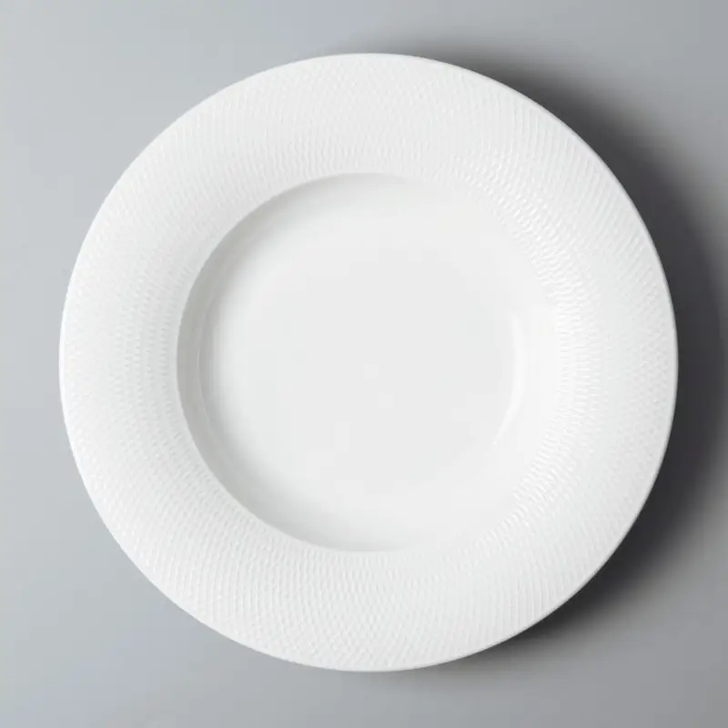 irregular fine dining restaurant plates from China for hotel 3