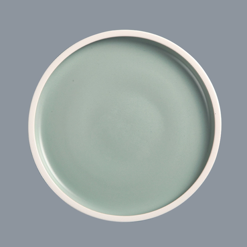 Two Eight vintage dinner plates manufacturers for hotel 2