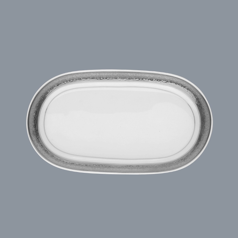 Two Eight round Fine china dinnerware set personalized for hotel 6