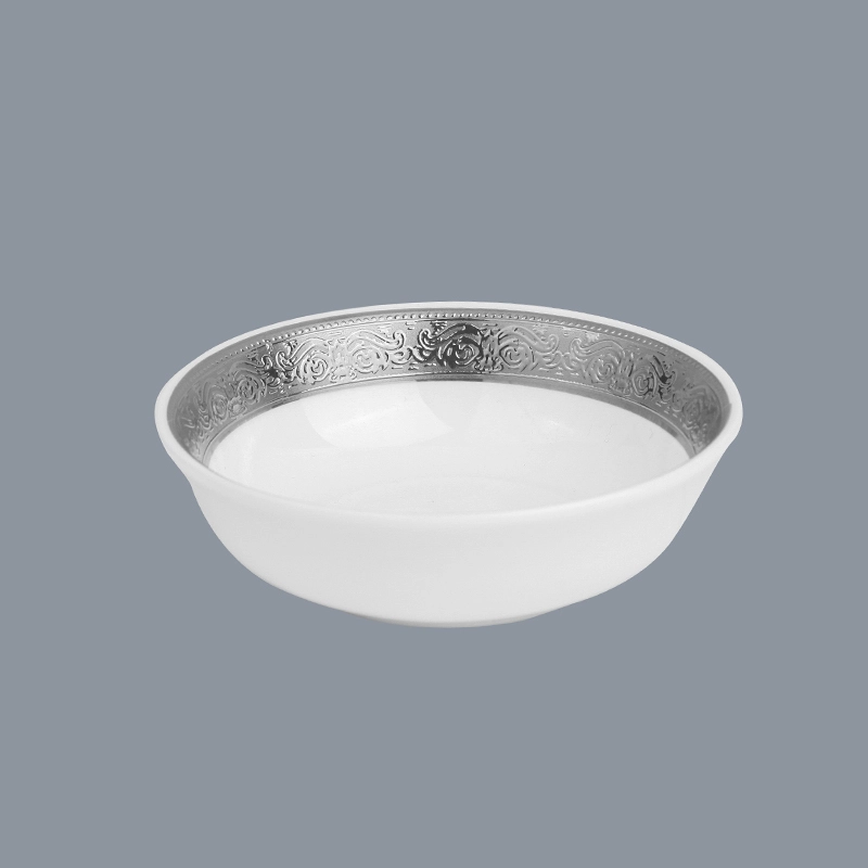 Two Eight round Fine china dinnerware set personalized for hotel 8