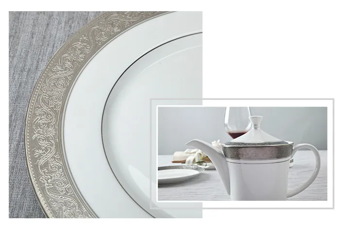 Two Eight casual best white dinnerware set factory price for teahouse 2