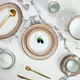 Low-cost Red Porcelain Dinnerware for Wholesale 3