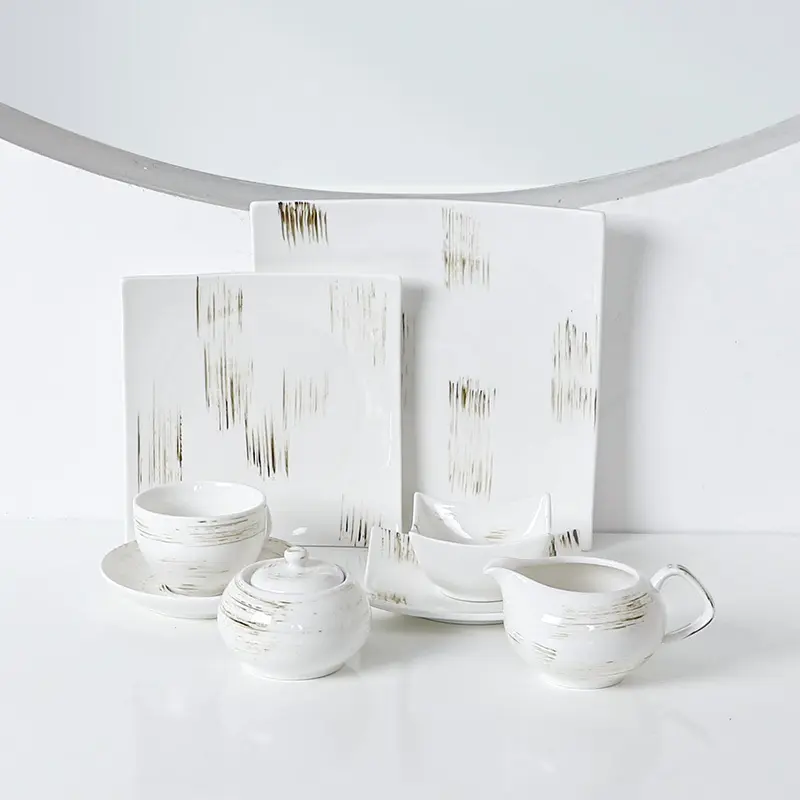Top restaurant dinnerware sets Suppliers for dinning room 4