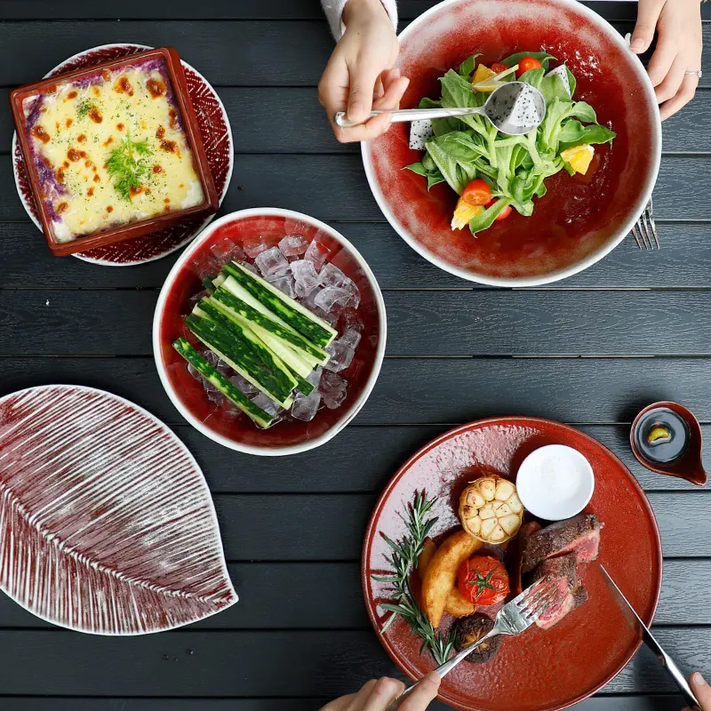 Two Eight contemporary porcelain dinnerware factory for restaurant 2
