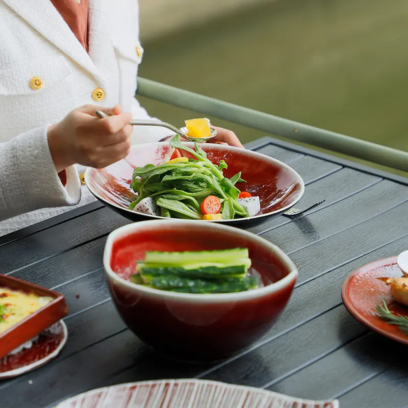 Two Eight contemporary porcelain dinnerware factory for restaurant 5