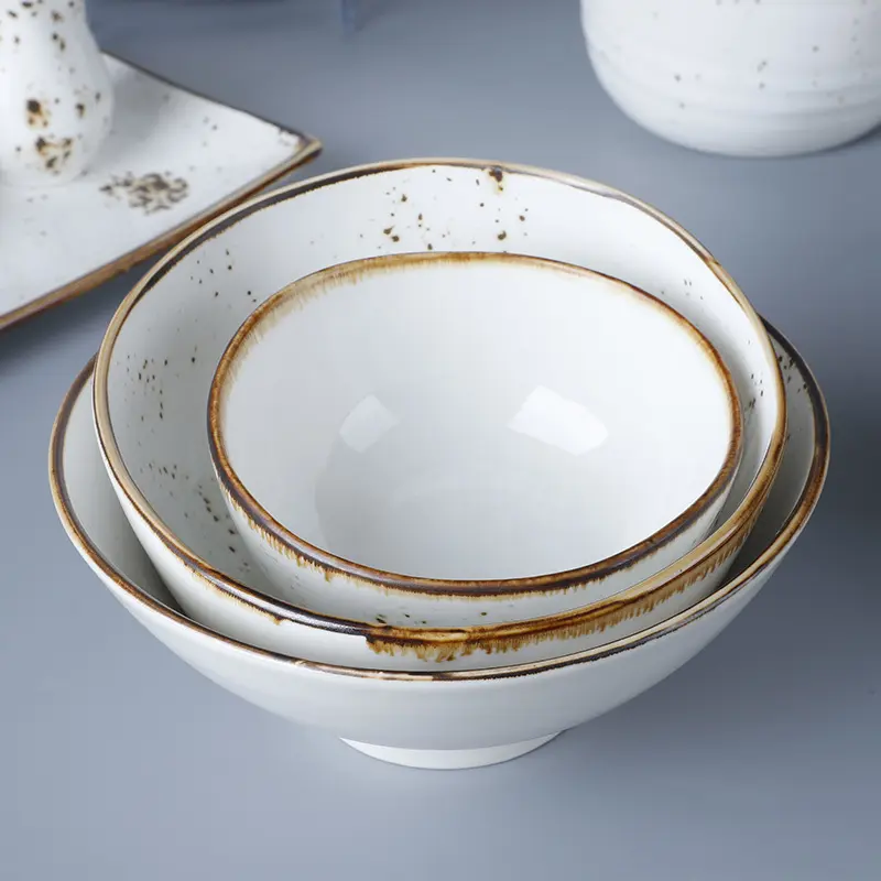 Custom hotel collection porcelain dinnerware company for restaurant 6