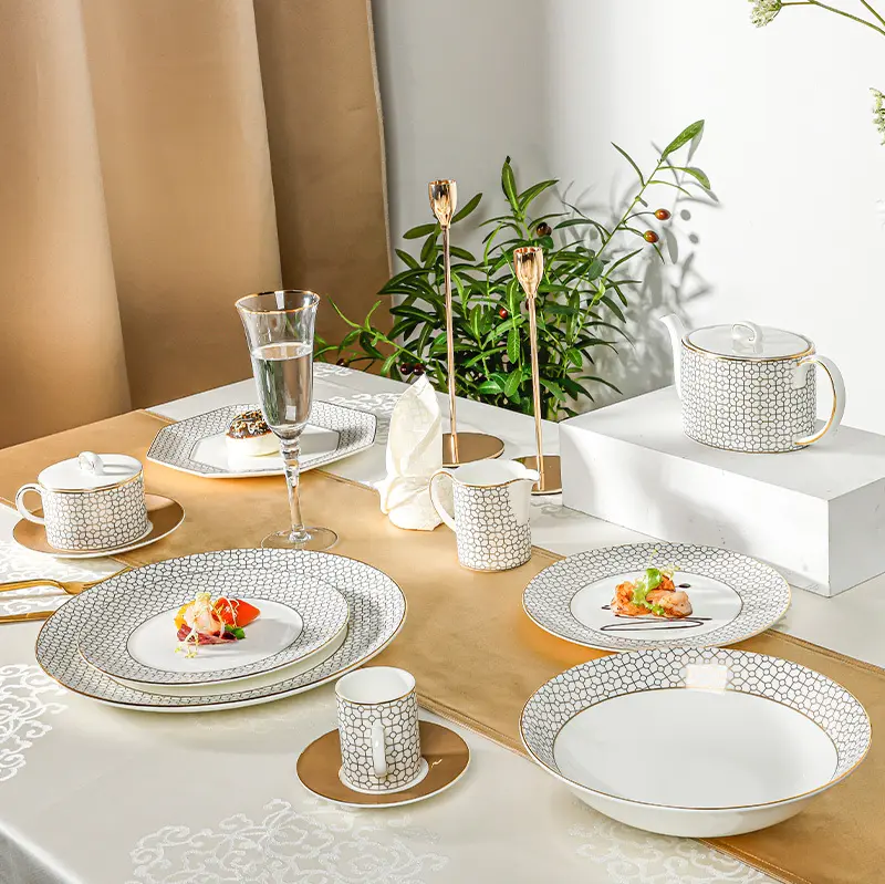 Two Eight fine china tea sets for business for dinning room 3