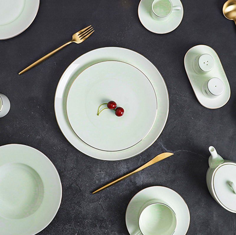 Royal Luxury Emerald Dinnerware Collection - 2021 Bone China Dinnerware for Restaurant 2