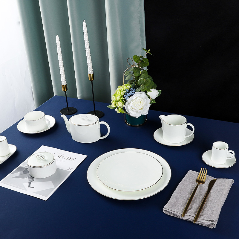 Royal Luxury Emerald Dinnerware Collection - 2021 Bone China Dinnerware for Restaurant 5