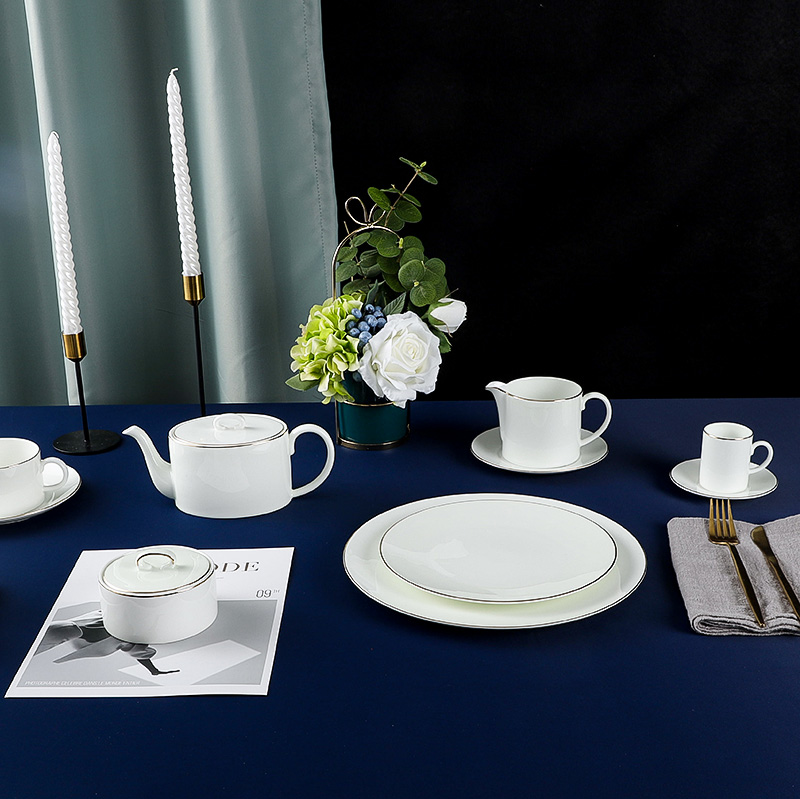 Royal Luxury Emerald Dinnerware Collection - 2021 Bone China Dinnerware for Restaurant 6