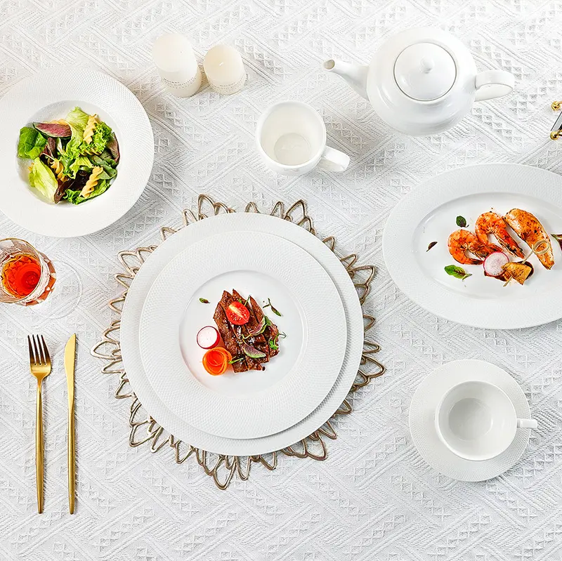 Two Eight Rustic Horeca Dinner Set Tableware, Hotel & Restaurant Rustic Grey Crockery Tableware Dinner Set Tableware Porcelain#21 5