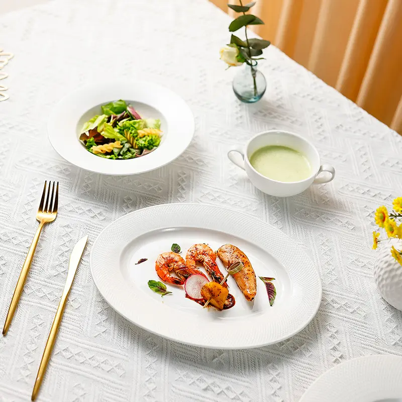 Two Eight Rustic Horeca Dinner Set Tableware, Hotel & Restaurant Rustic Grey Crockery Tableware Dinner Set Tableware Porcelain#21 4