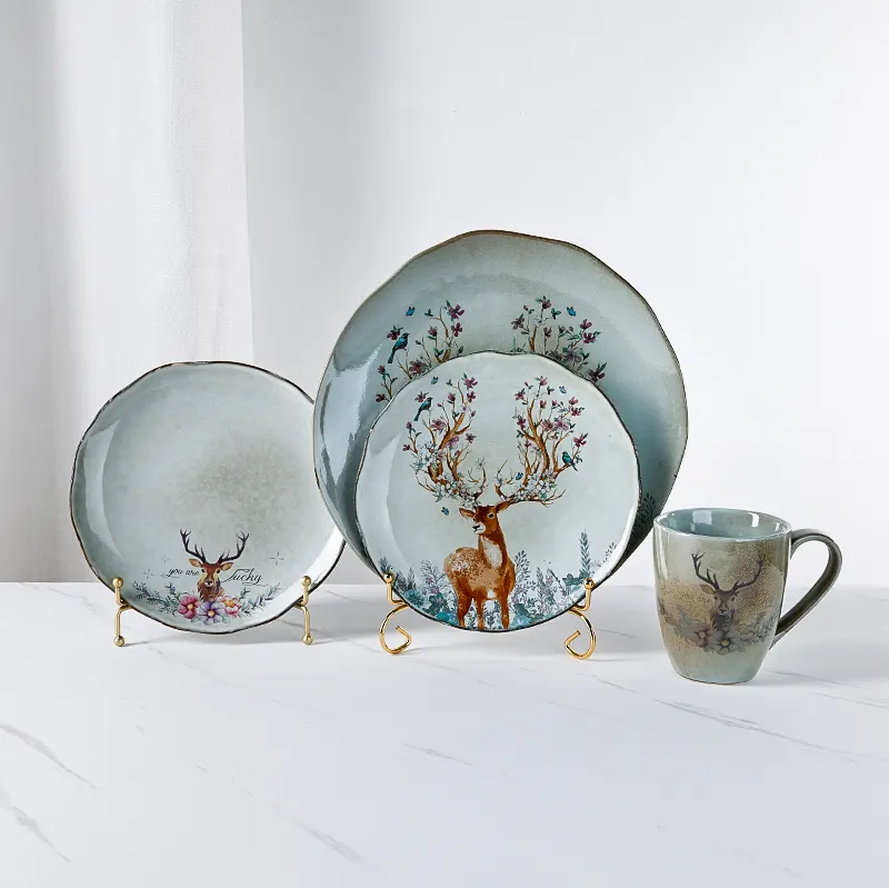 Restaurant Porcelain Dinnerware 2021 Christmas Dinnerware Set - for Business - Two Eight 6