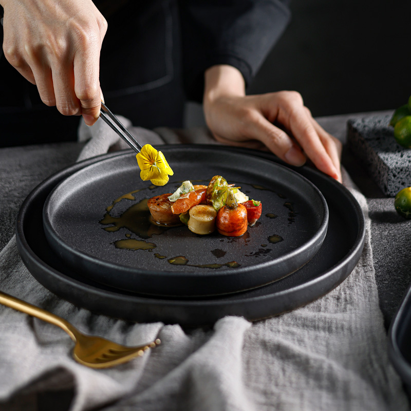 Colored Porcelain Dinner Set 4