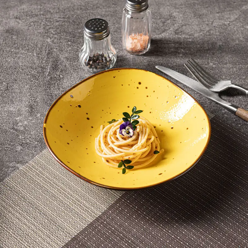 Green Porcelain Plates for Workplace Porcelainfactory Direct Supply 5